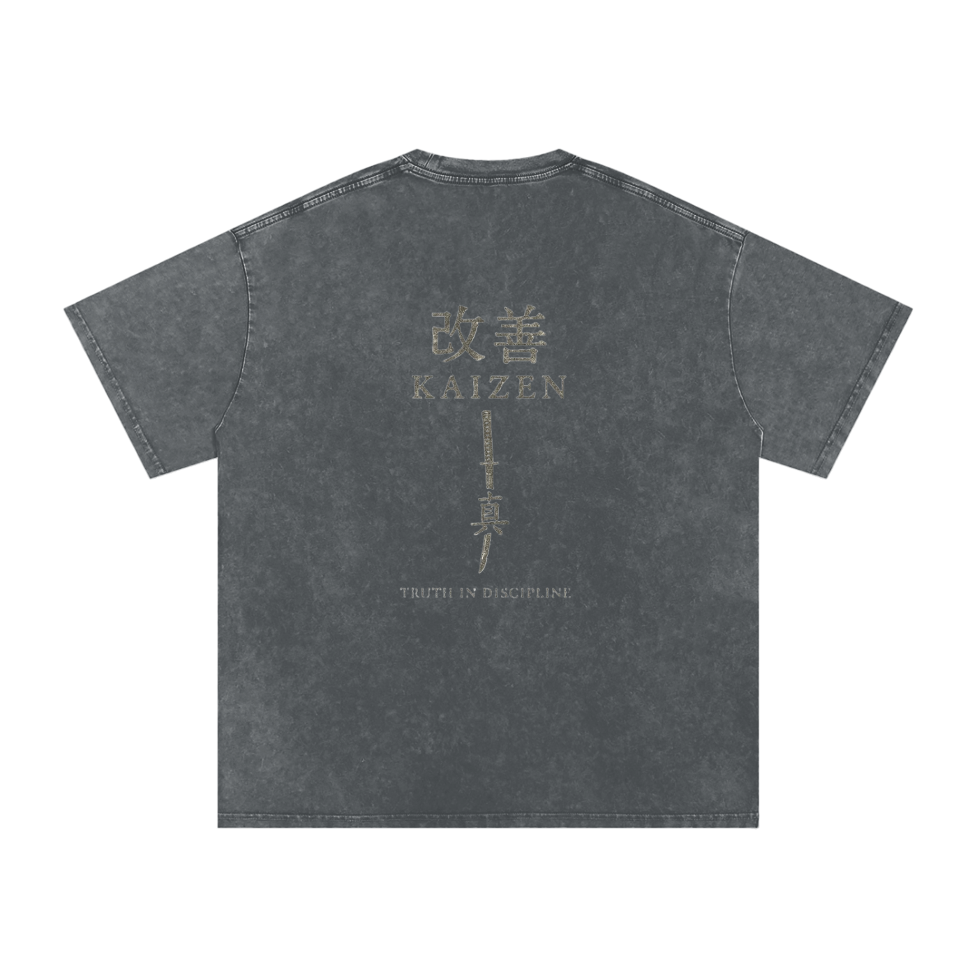 Snow Washed Oversized Cotton T-Shirt (Kaizen)
